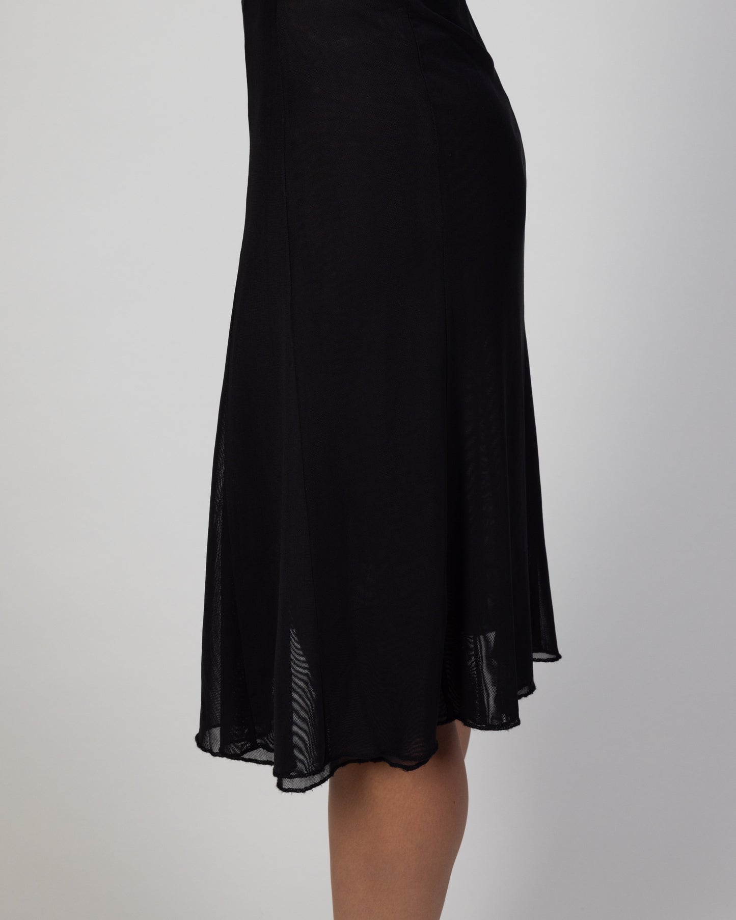 NIHAI Mesh Midi Skirt