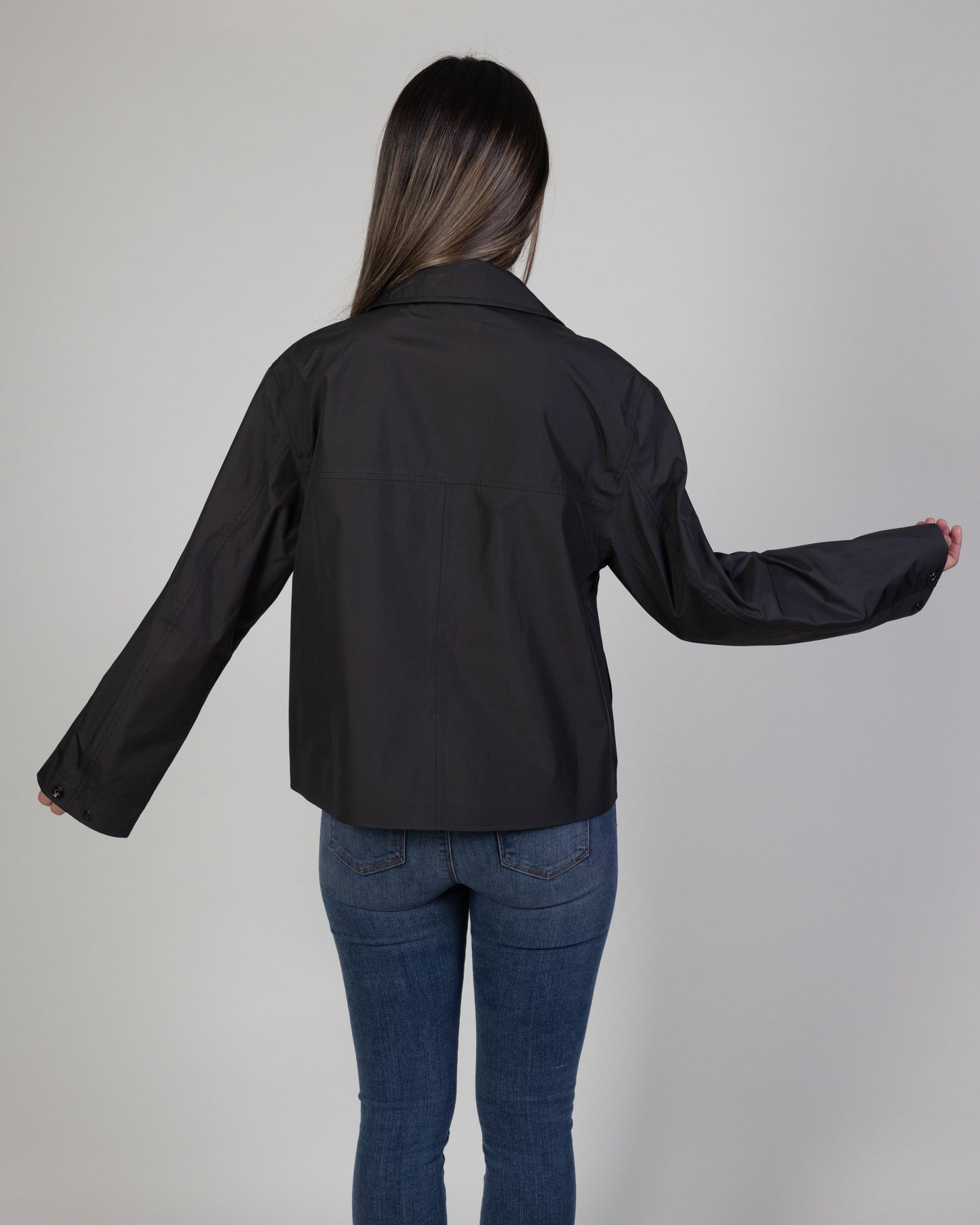 The Arrivals Cropped Rain Jacket