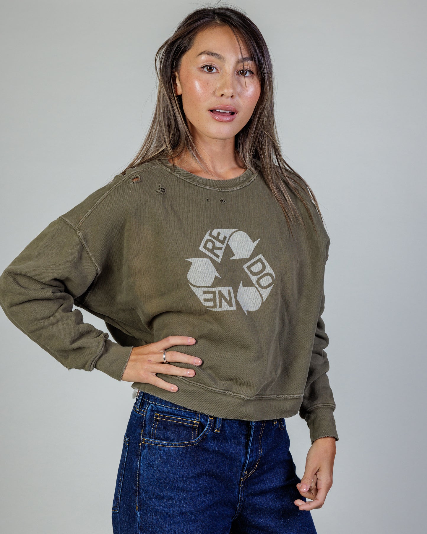 RE/DONE Logo Sweatshirt