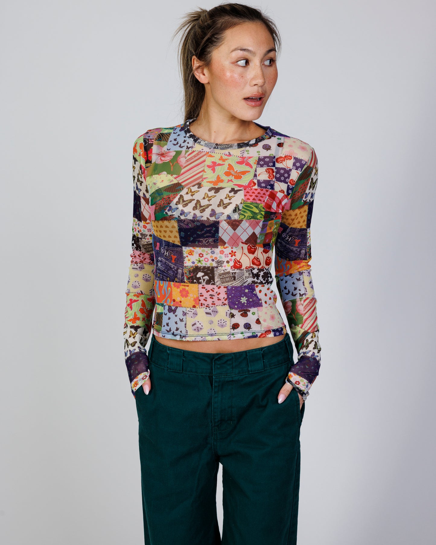 O'Mighty Sheer Crop Top