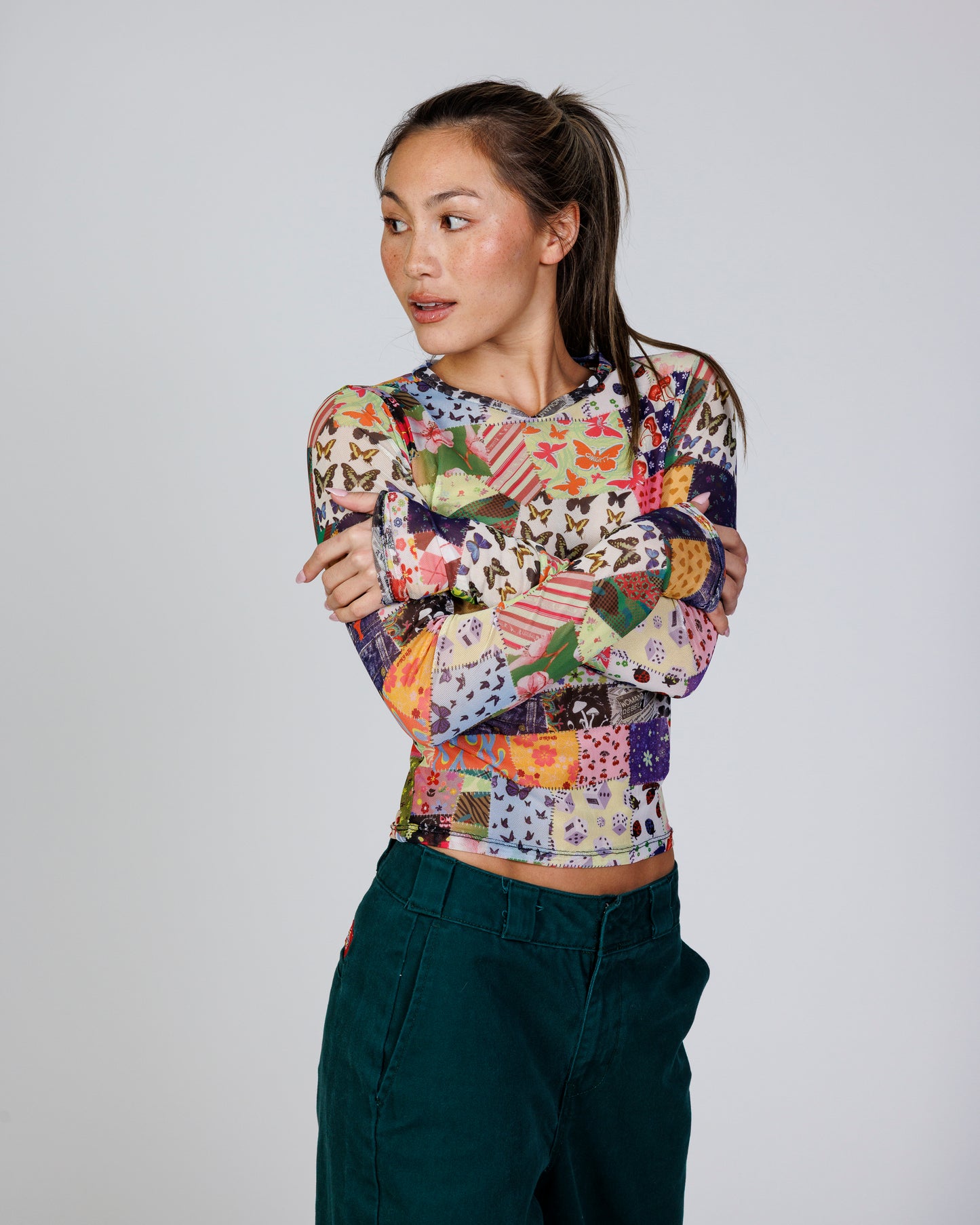 O'Mighty Sheer Crop Top