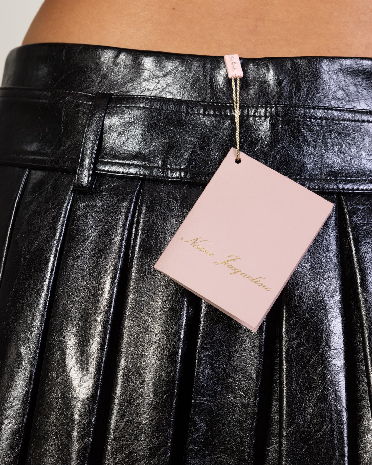 Nana Jacqueline Leather Mini Skirt