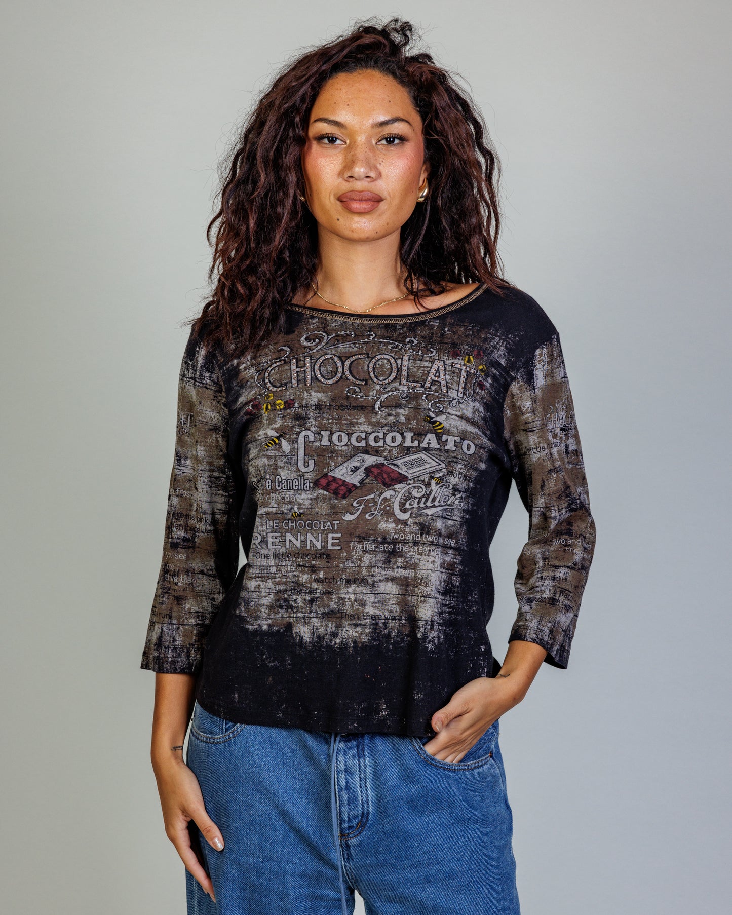 Vintage Cactus Graphic Top