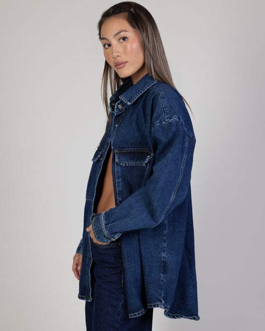 Icon Denim Oversized Shirt