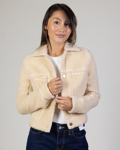 ALALA Cropped Shearling Jacket