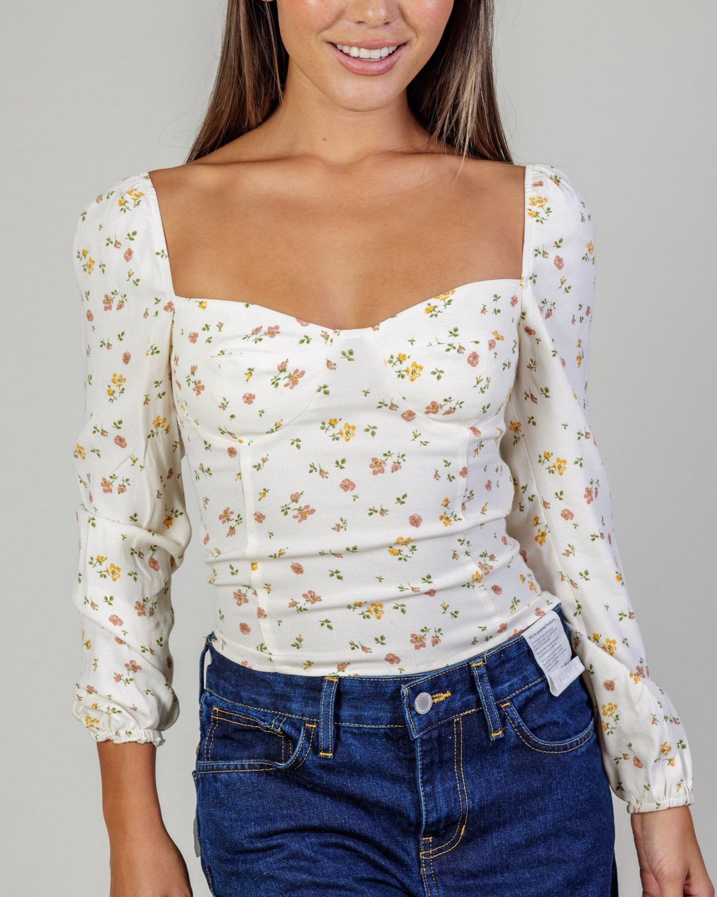 Reformation Floral Blouse