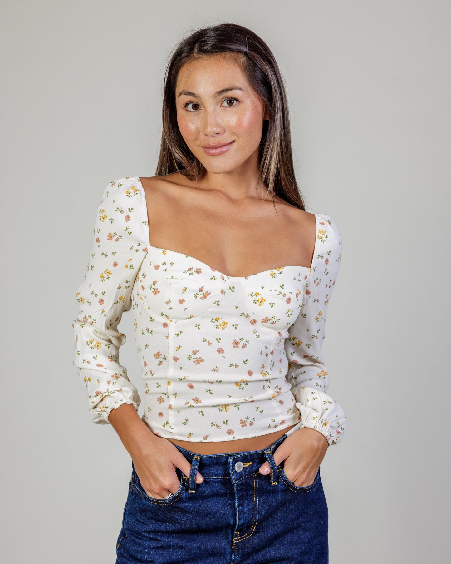 Reformation Floral Blouse