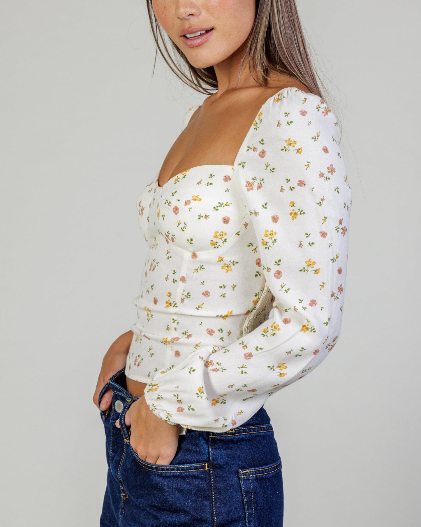 Reformation Floral Blouse