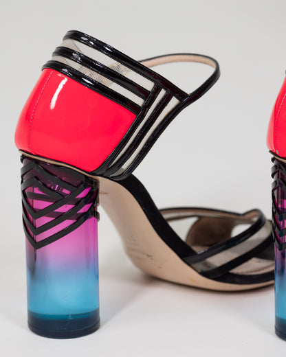 Nicholas Kirkwood Lucite Block Heels