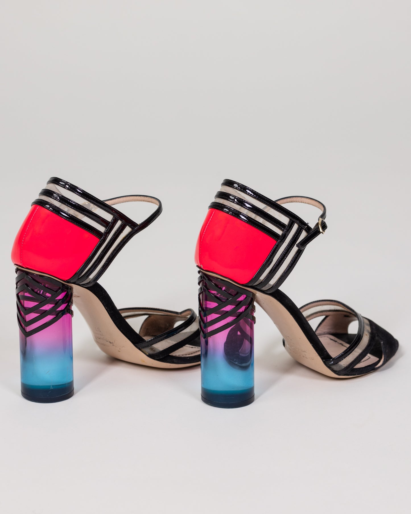 Nicholas Kirkwood Lucite Block Heels