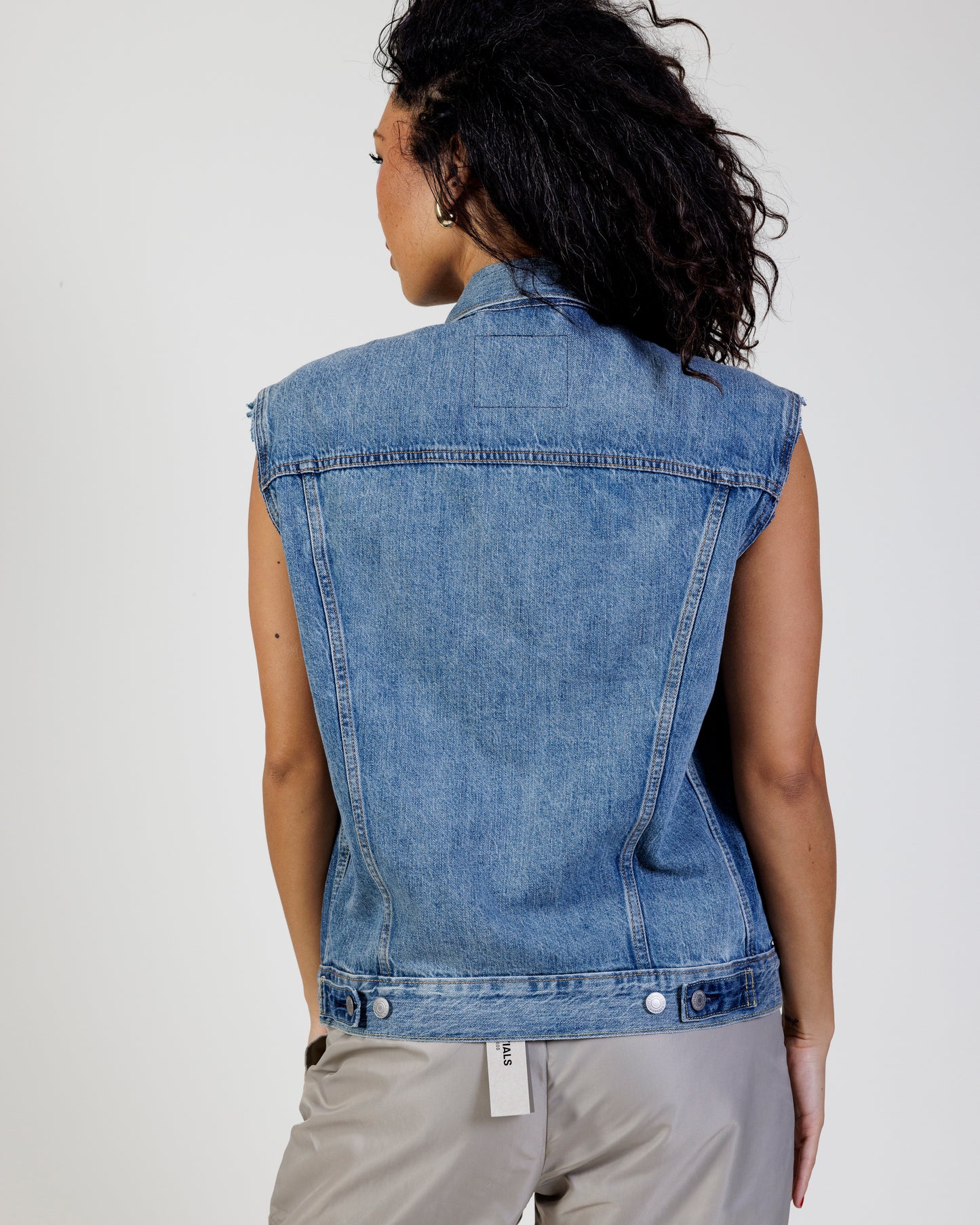 'Pretty Basic' Custom Levi's Relaxed Trucker Vest