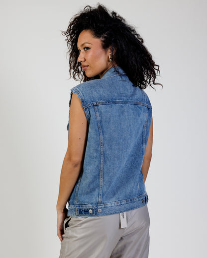 'Pretty Basic' Custom Levi's Relaxed Trucker Vest