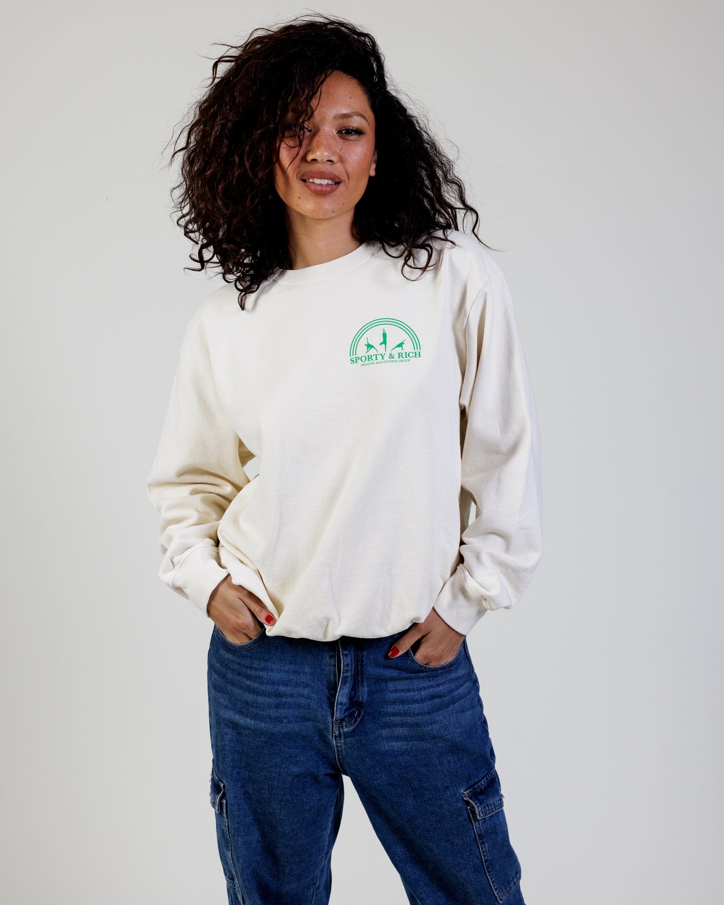 Sporty & Rich Oversized Crewneck