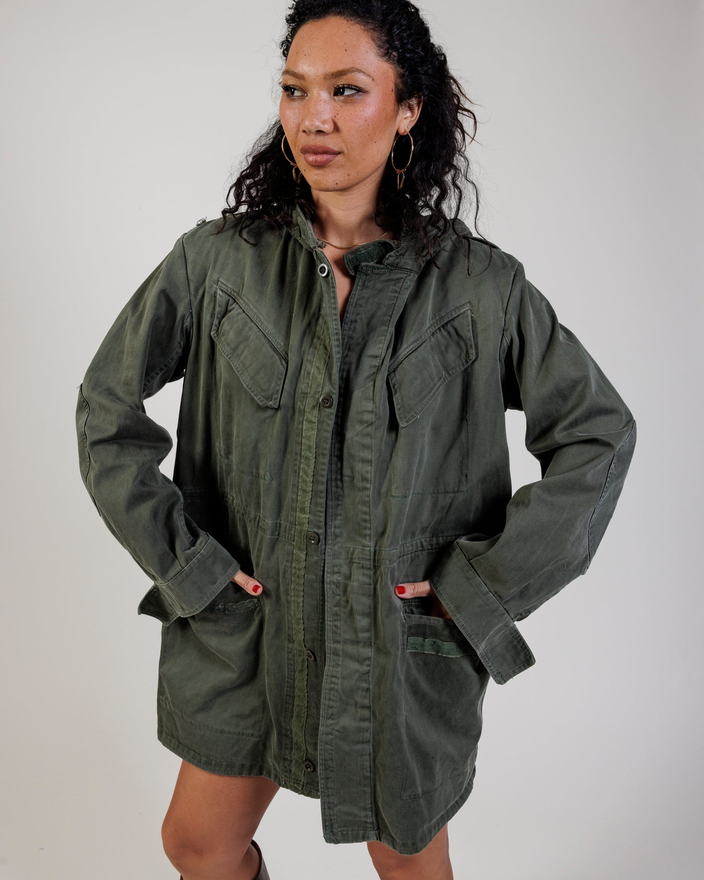 Vintage Oversized Cargo Jacket