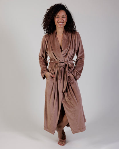 Skims Velour Wrap Robe