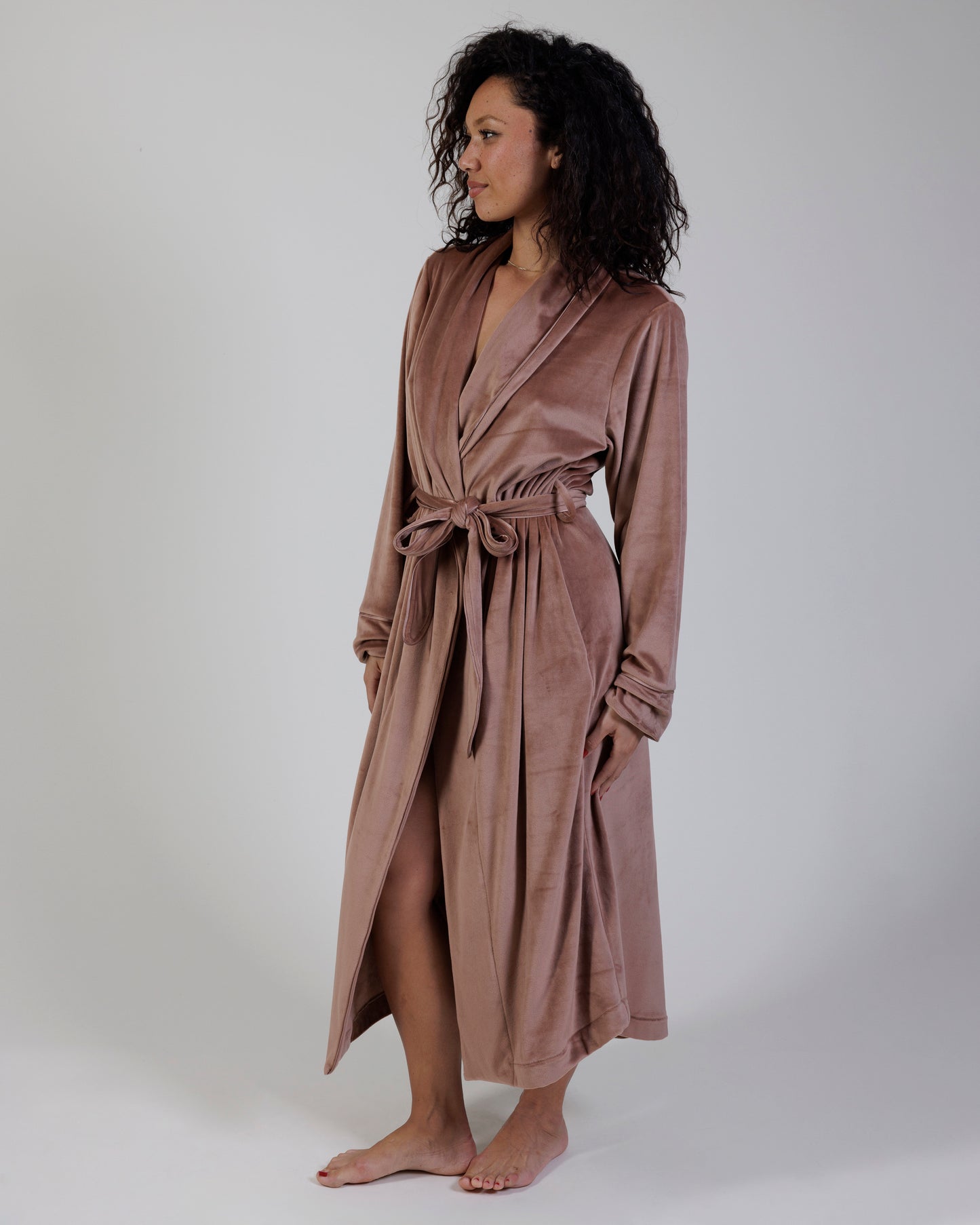 Skims Velour Wrap Robe