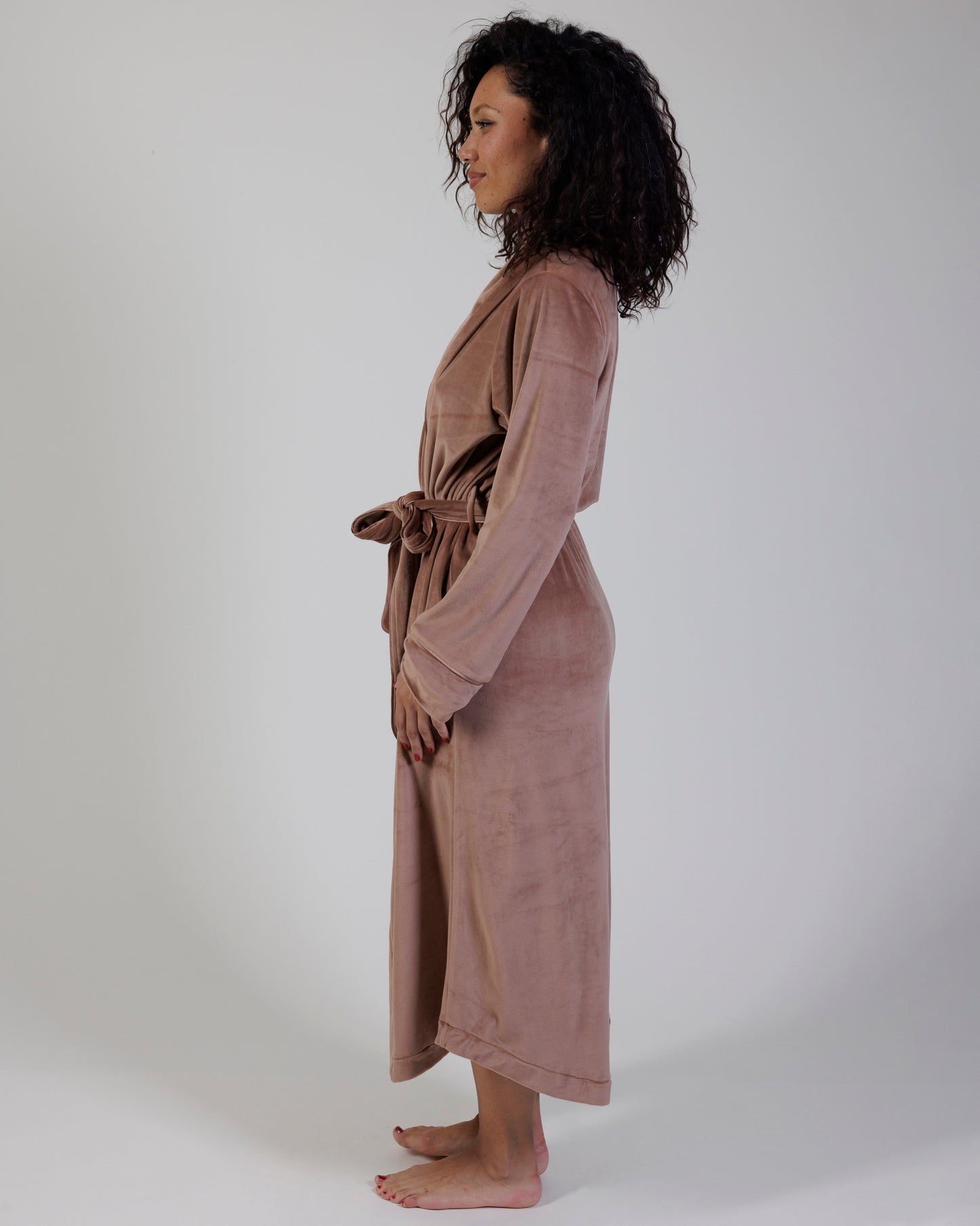 Skims Velour Wrap Robe