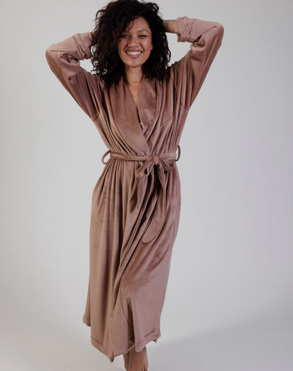 Skims Velour Wrap Robe