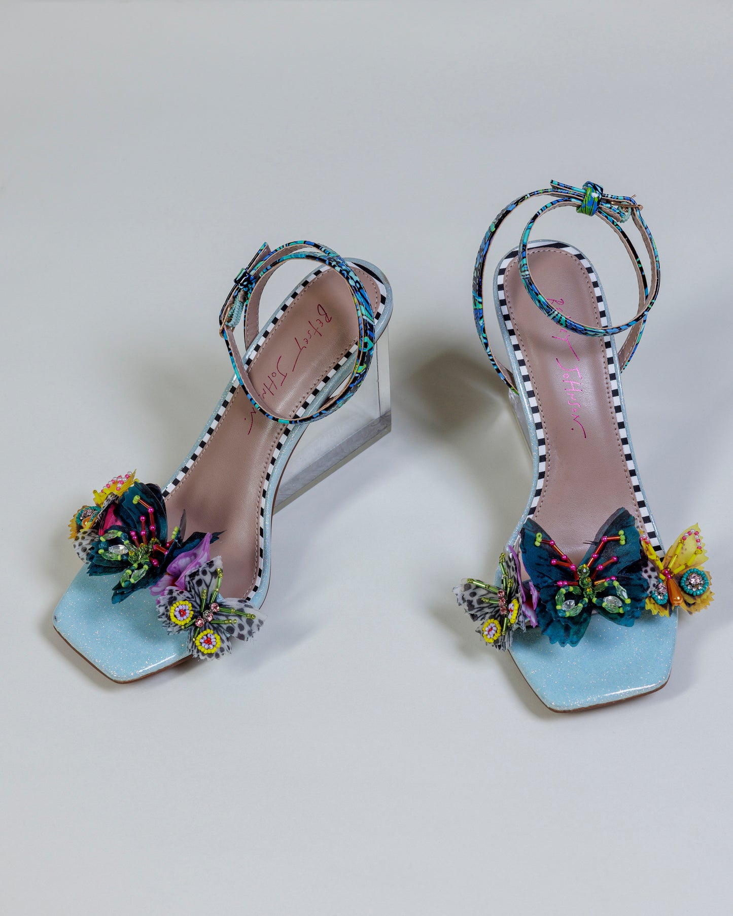 Betsey Johnson Butterfly Embellishment Wedge Sandal