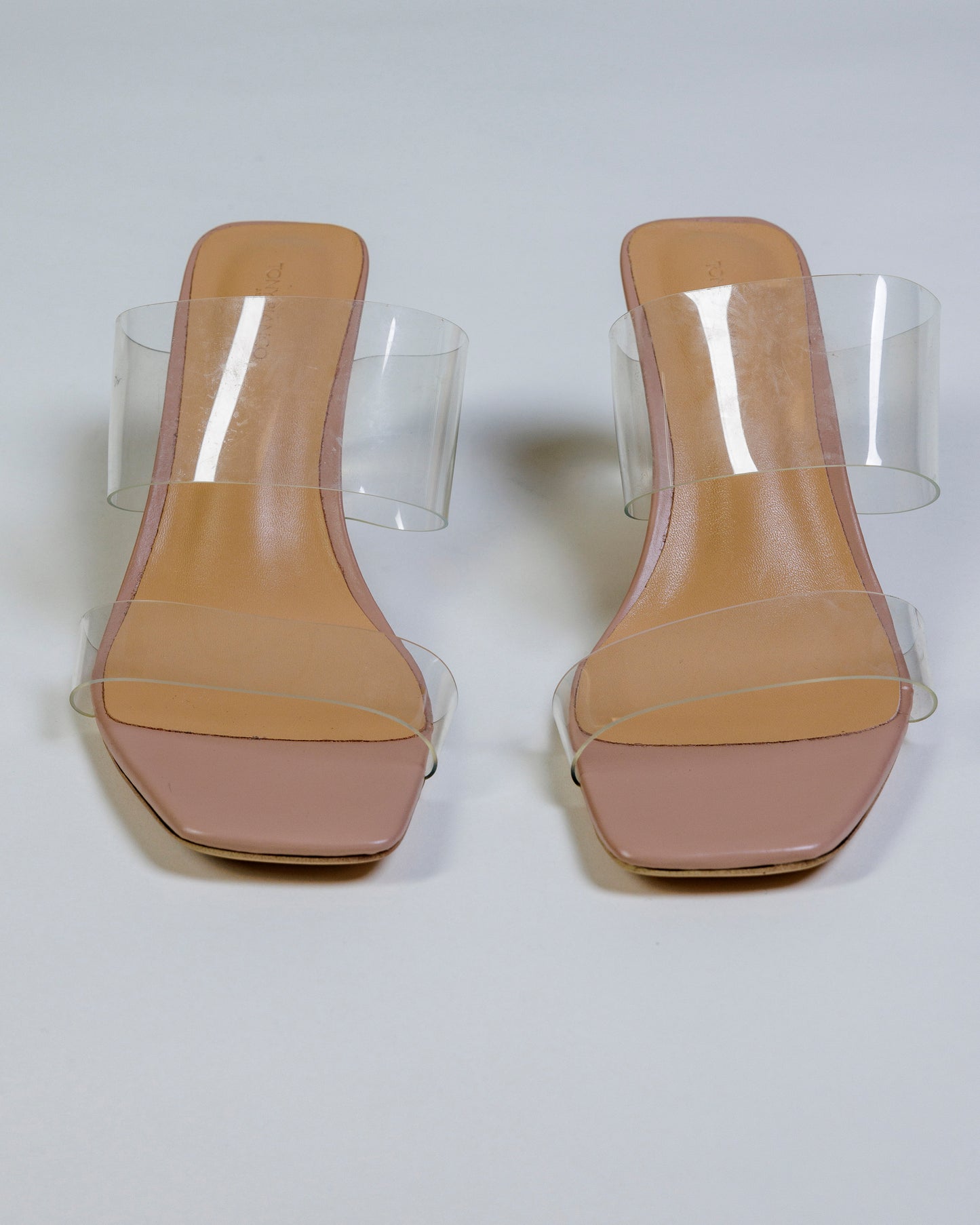 Tony Bianco Clear Acrylic Mules