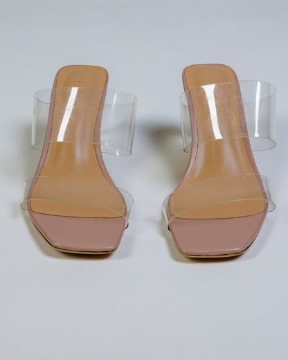 Tony Bianco Clear Acrylic Mules