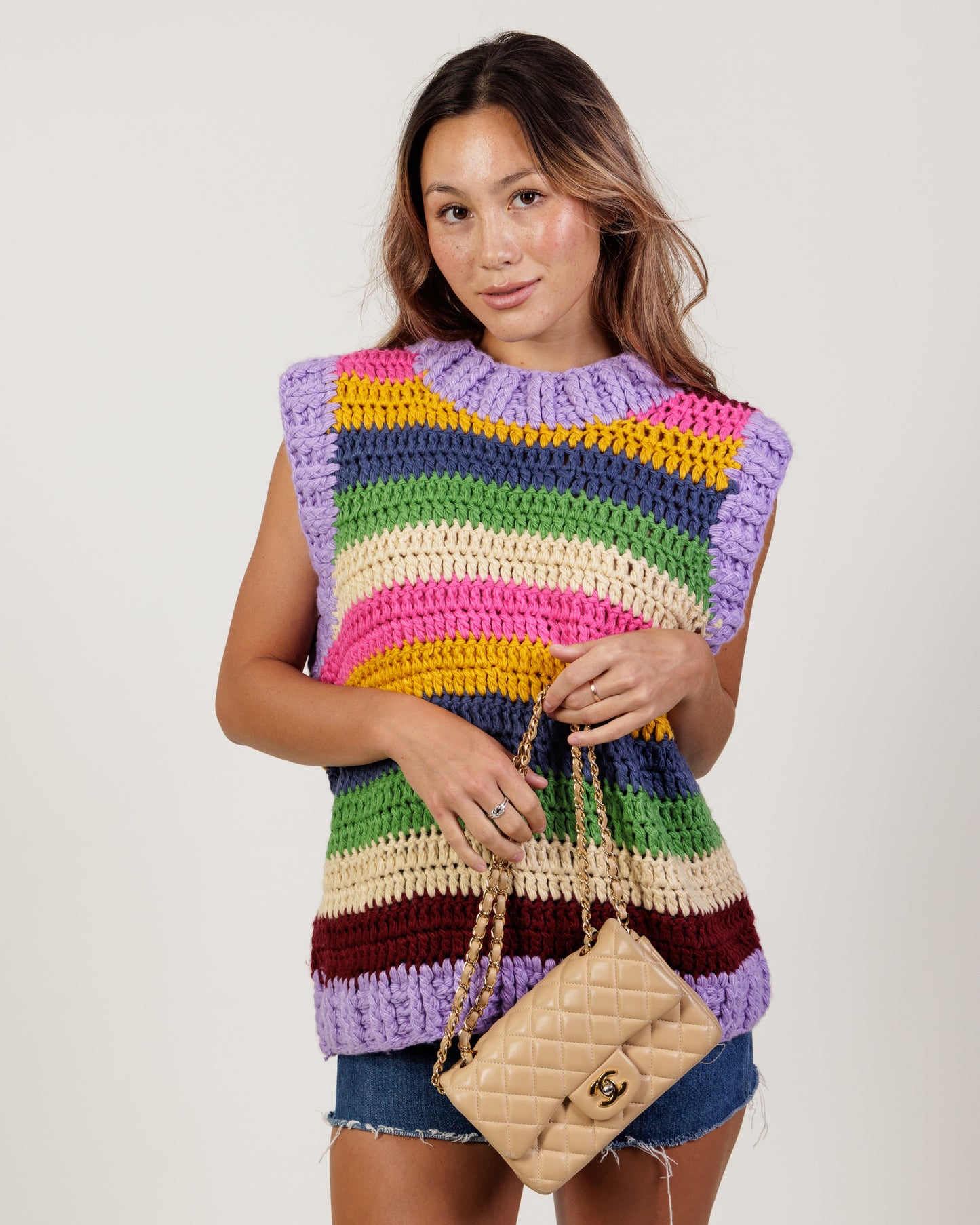 Farm Rio Crochet Vest