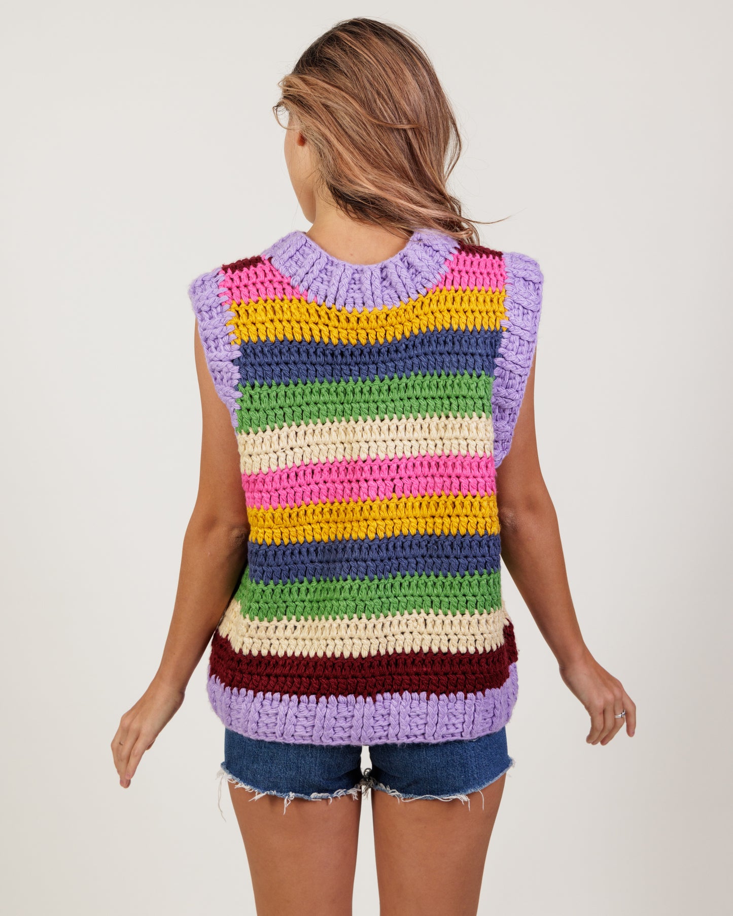 Farm Rio Crochet Vest