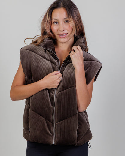 ALO Yoga Ribbed Puffer Vest