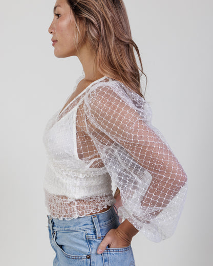 Free People Lace Top