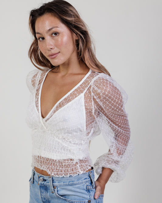 Free People Lace Top