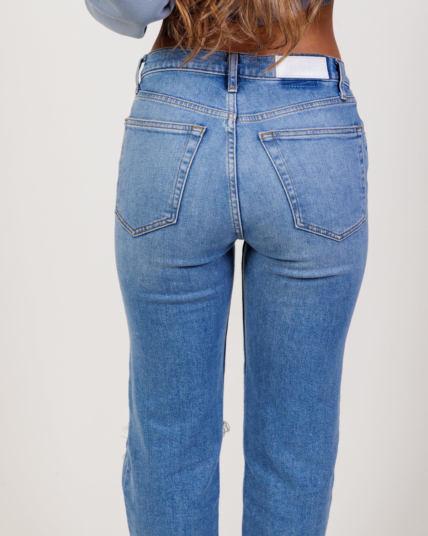 RE/DONE Straight Leg Jeans