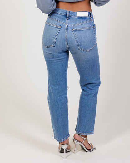 RE/DONE Straight Leg Jeans