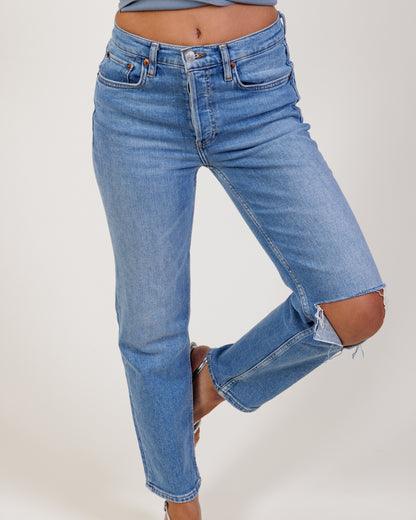 RE/DONE Straight Leg Jeans