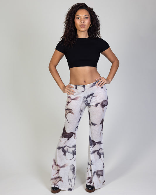 Yuhan Wang Printed Pants