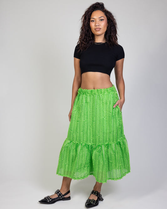 Baum und Pferdgarten Textured Skirt