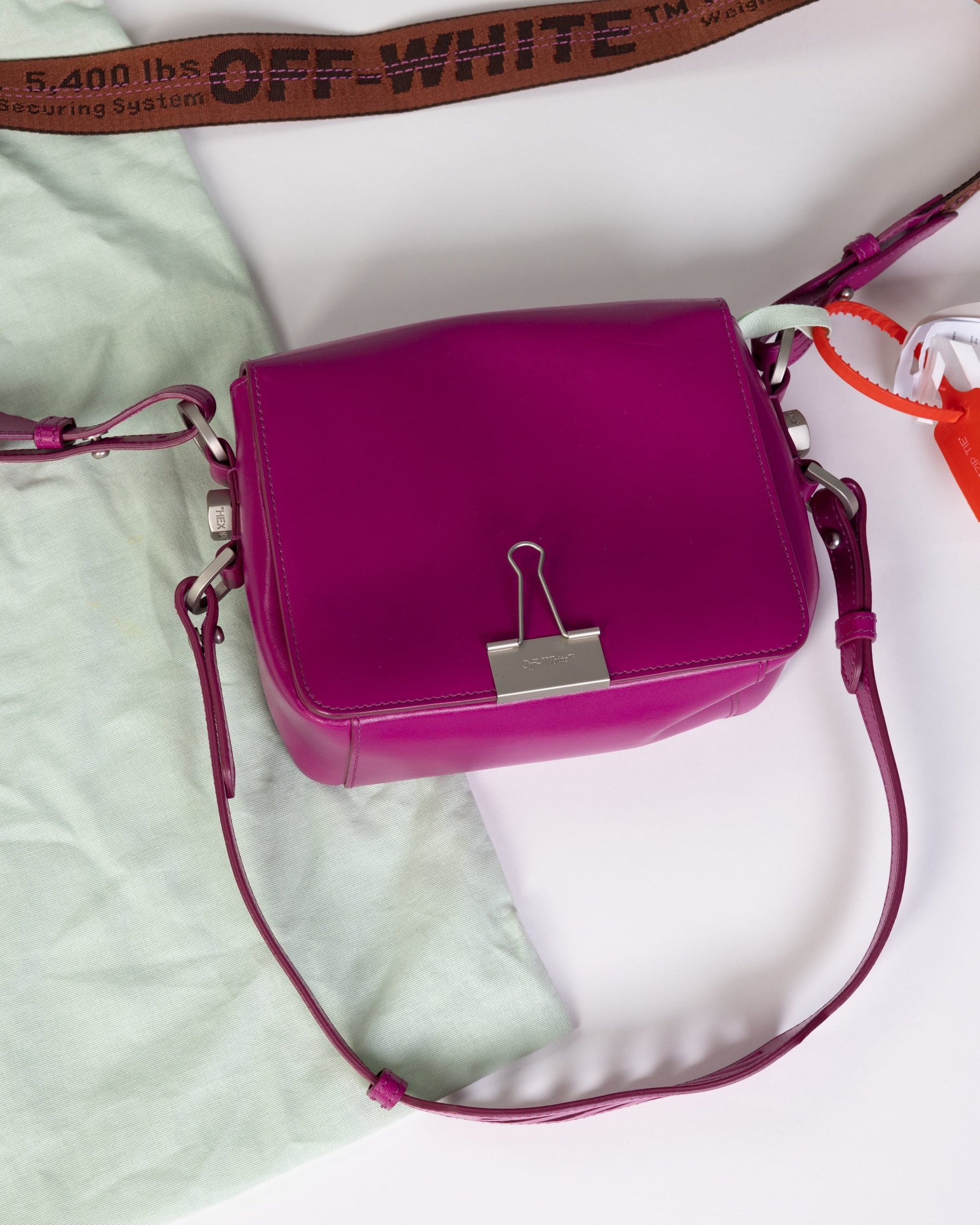 Off-White Binder Clip Bag – Closet Club