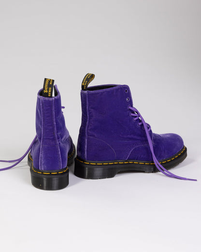 Dr. Martens Velvet Combat Books