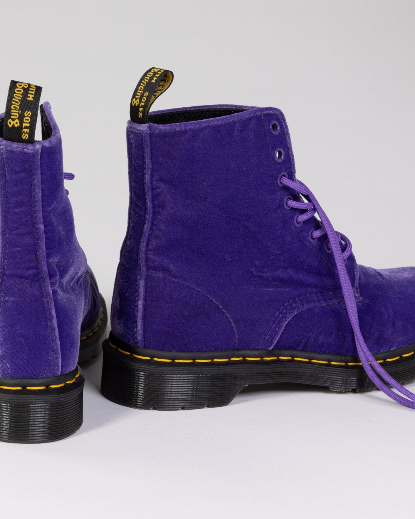 Dr. Martens Velvet Combat Books