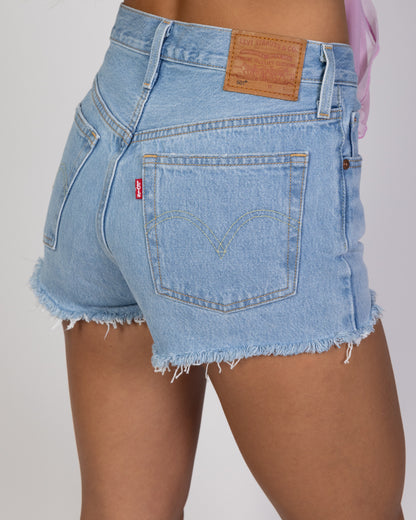 Levi's 501 Distressed Denim Shorts