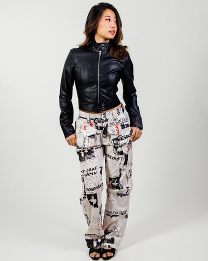 I.AM.GIA Cropped Moto Jacket