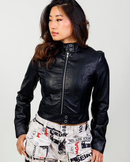 I.AM.GIA Cropped Moto Jacket