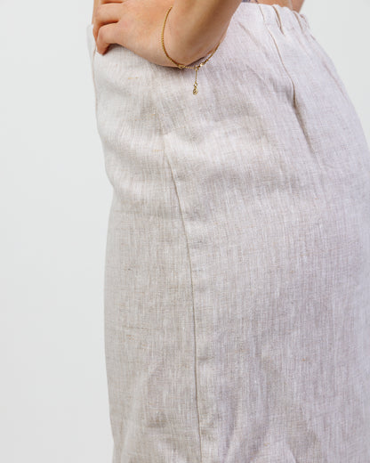 DISSH Linen Midi Skirt