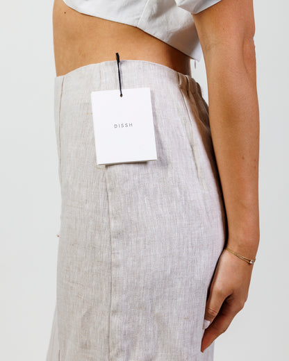 DISSH Linen Midi Skirt