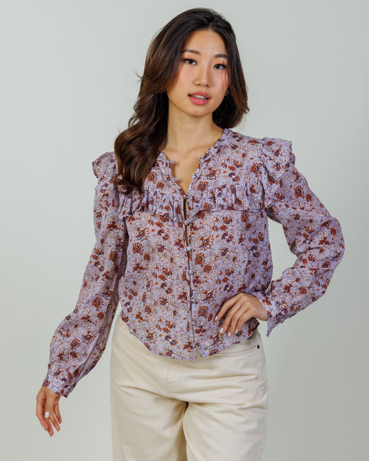 Reworked Floral Top