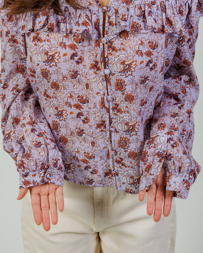 Reworked Floral Top