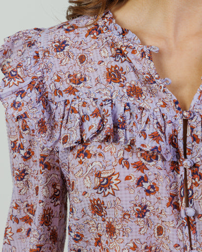 Reworked Floral Top