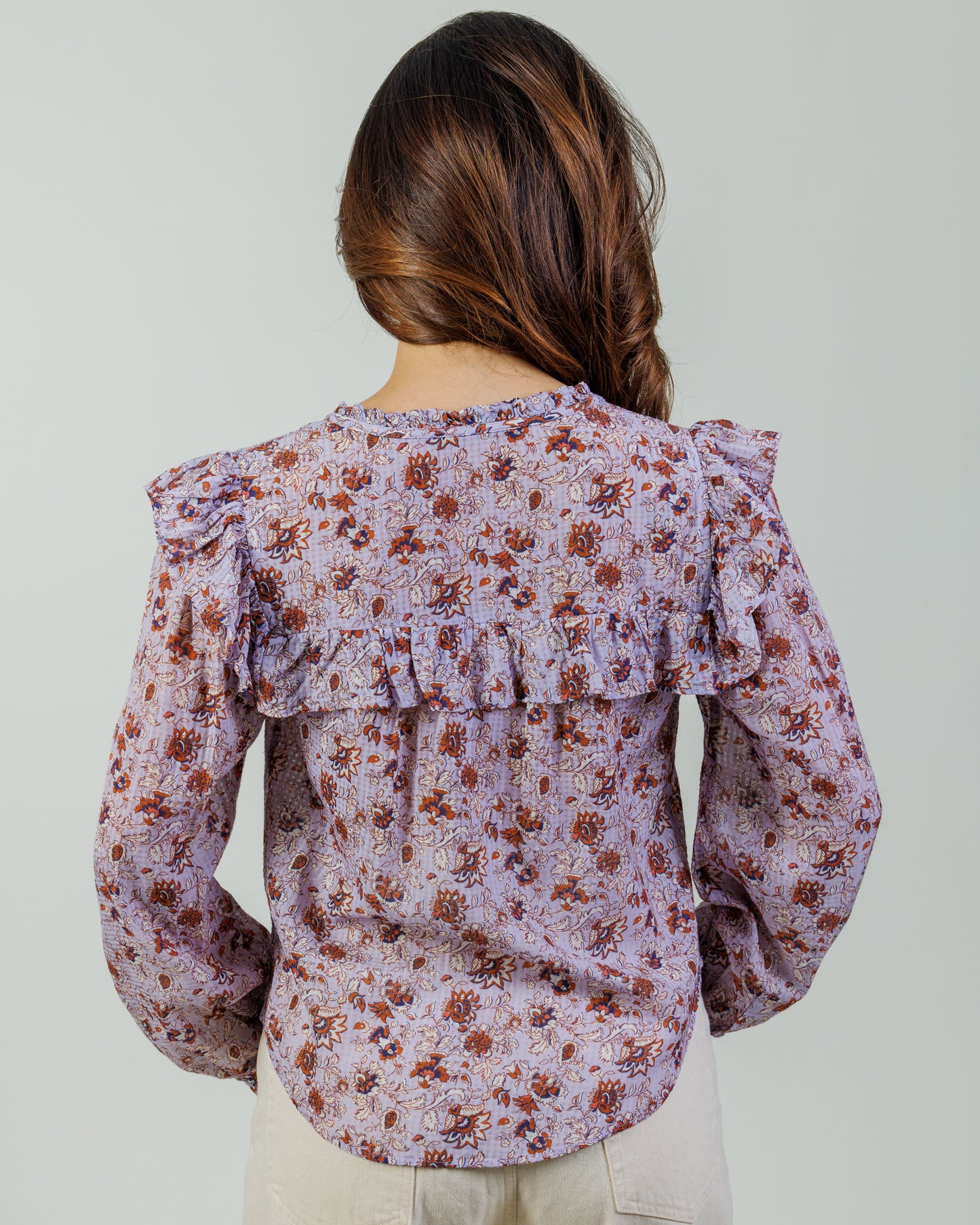 Reworked Floral Top