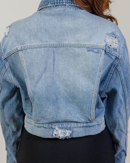 SER.O.YA Cropped Denim Jacket