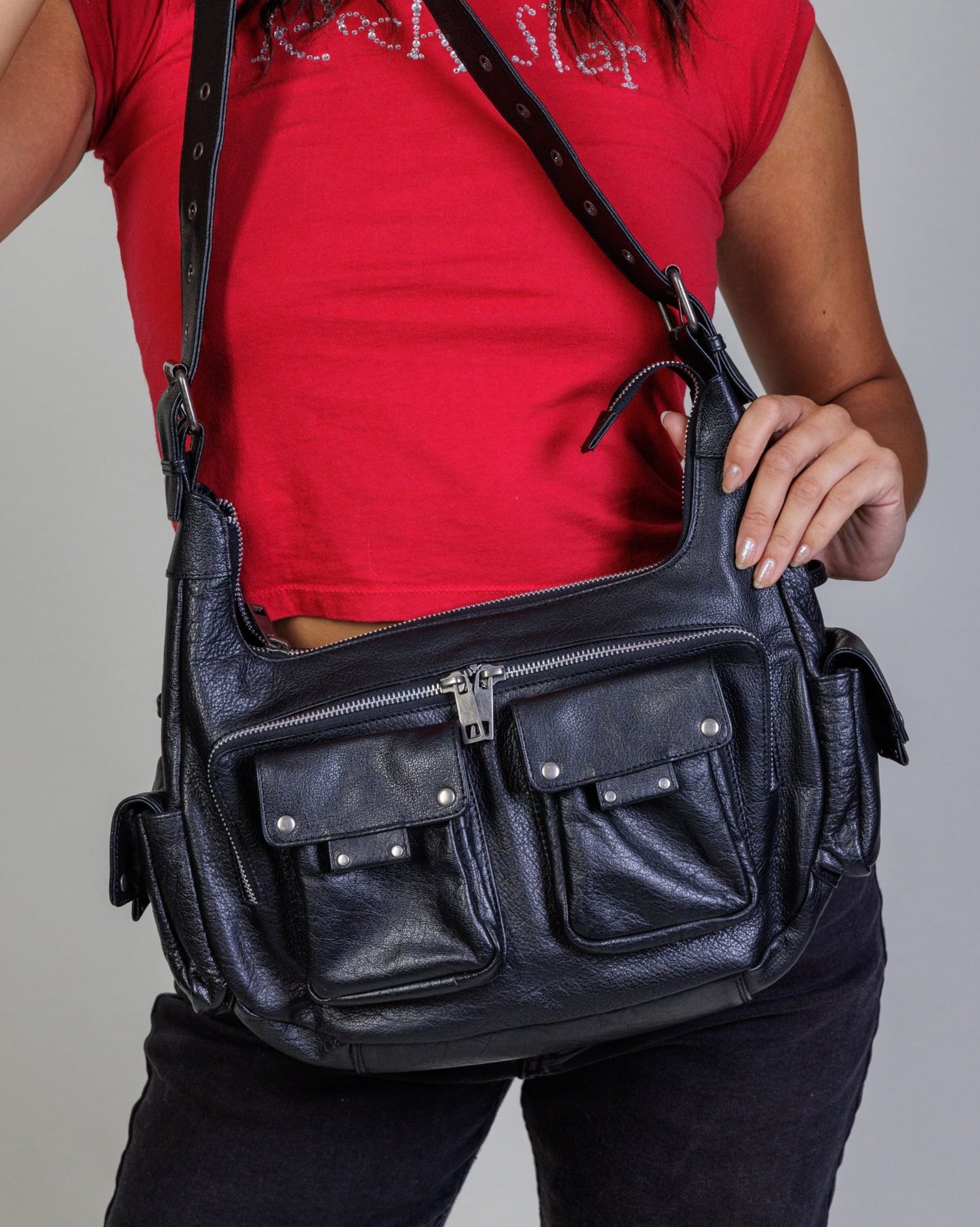 Nunoo Leather Shoulder Bag