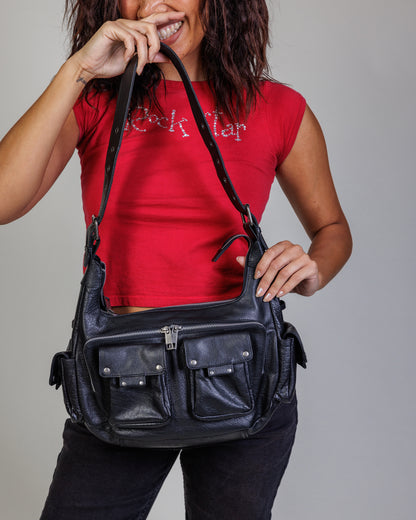 Nunoo Leather Shoulder Bag